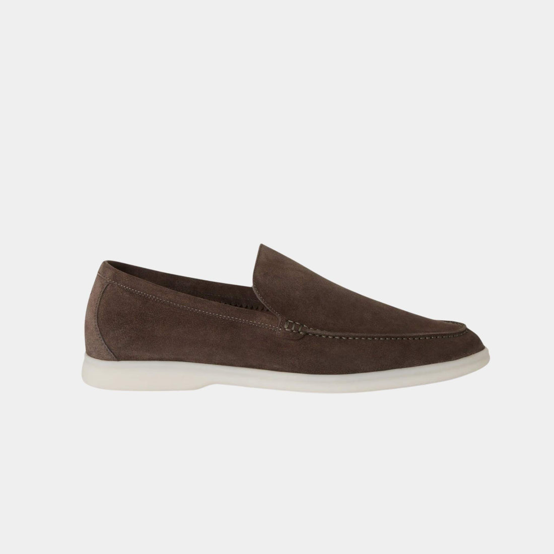 LR-PNA Summer Walk Mocassin Suede Warm Gray - vue 1