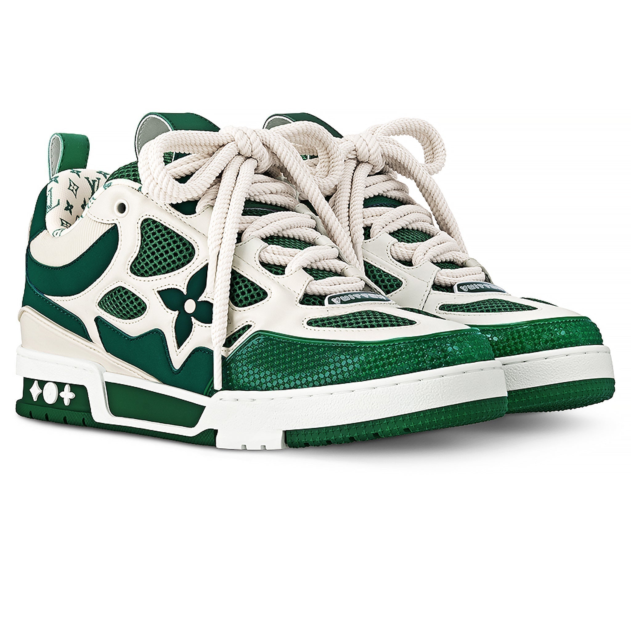 LTV SNEAKERS Skate Monogram Green
