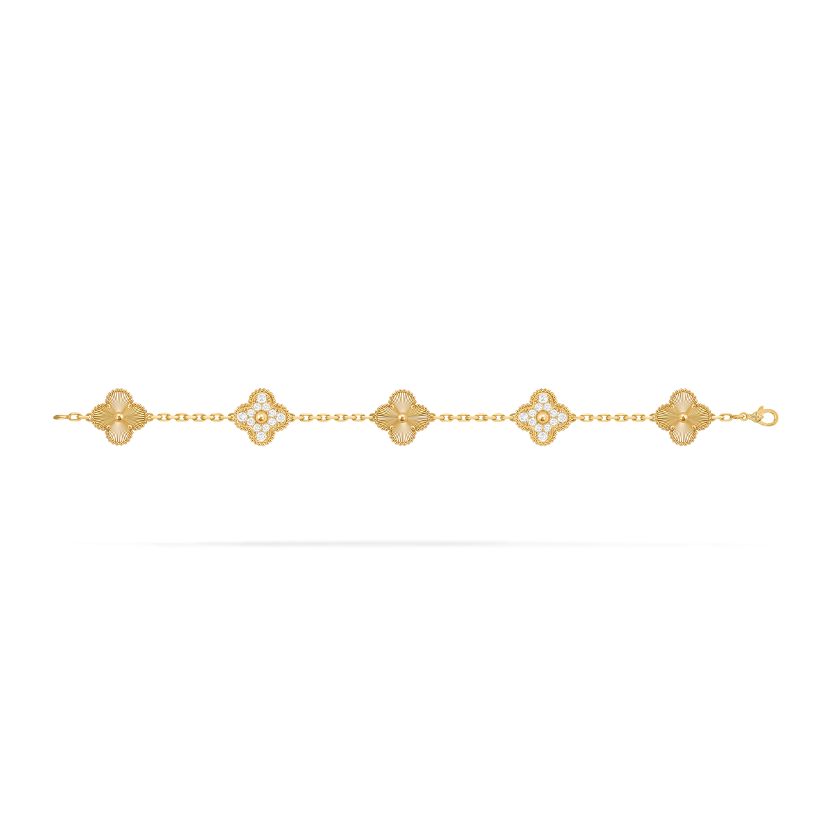 Van Cleef Vintage Alhambra 5 motifs Or jaune