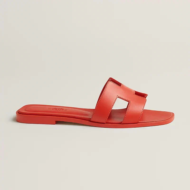 HR-MS - Claquettes Orange capucine - vue 5
