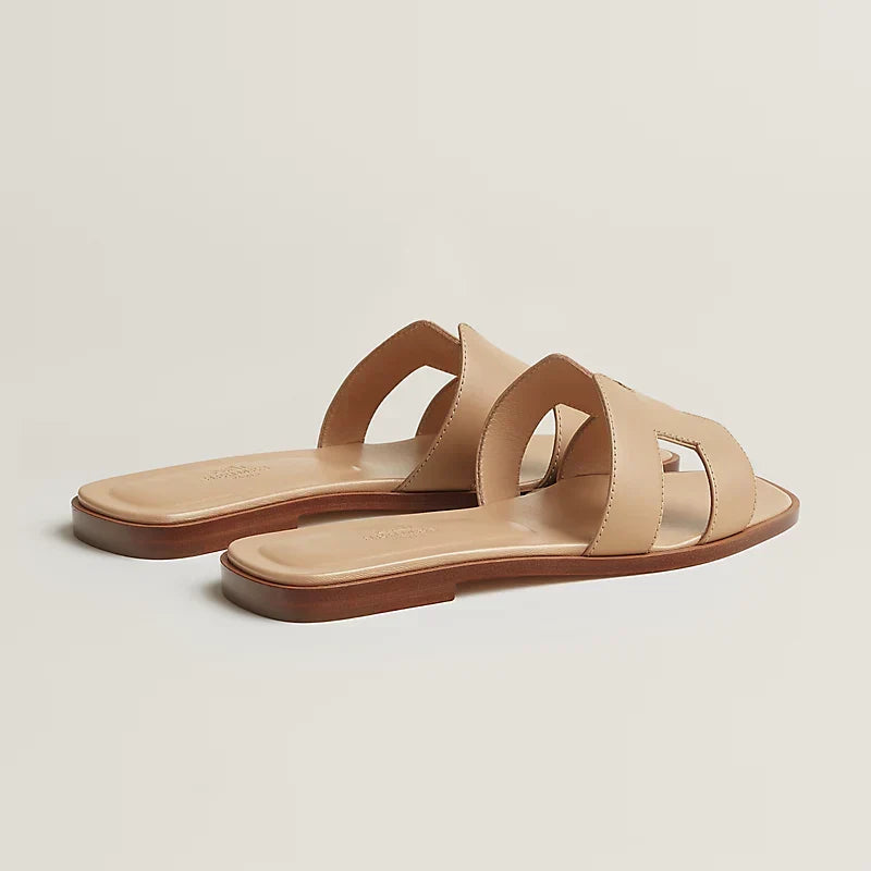 HR-MS - Claquettes Beige Natura - vue 4