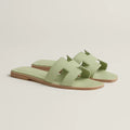 HR-MS - Claquettes Vert de mer - vue 1