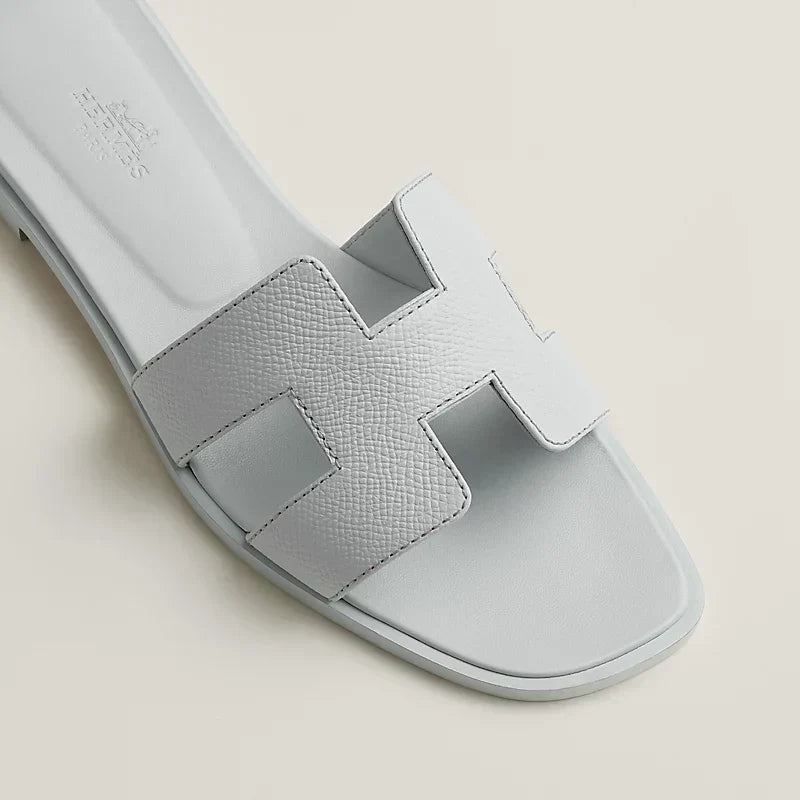 HR-MS - Claquettes Bleu glacier - vue 3