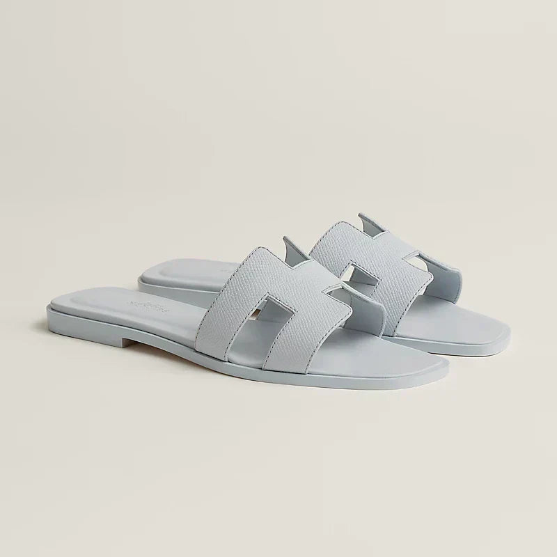 HR-MS - Claquettes Bleu glacier - vue 1