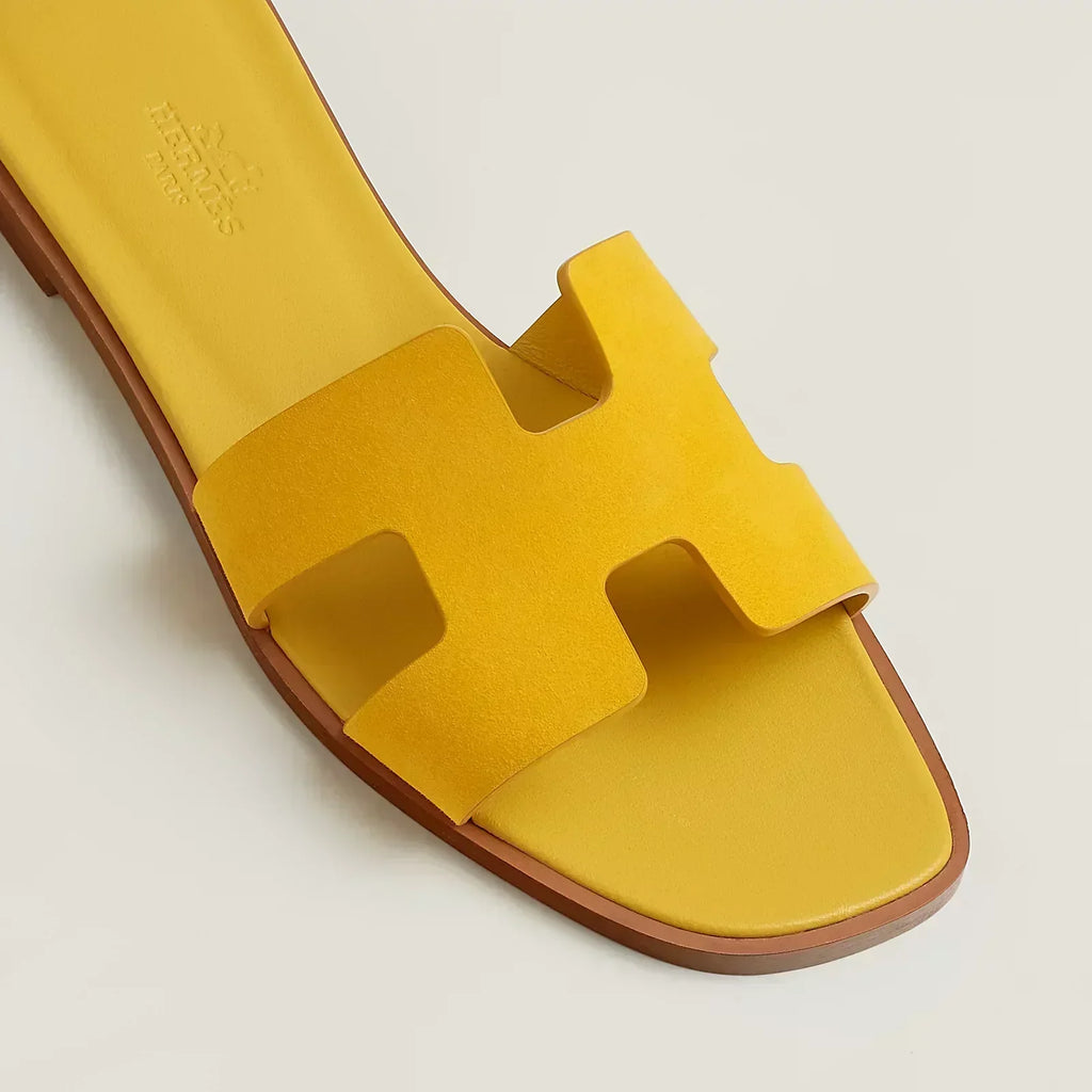 HR-MS Sandales Oran - Jaune bouton d'or - vue 5