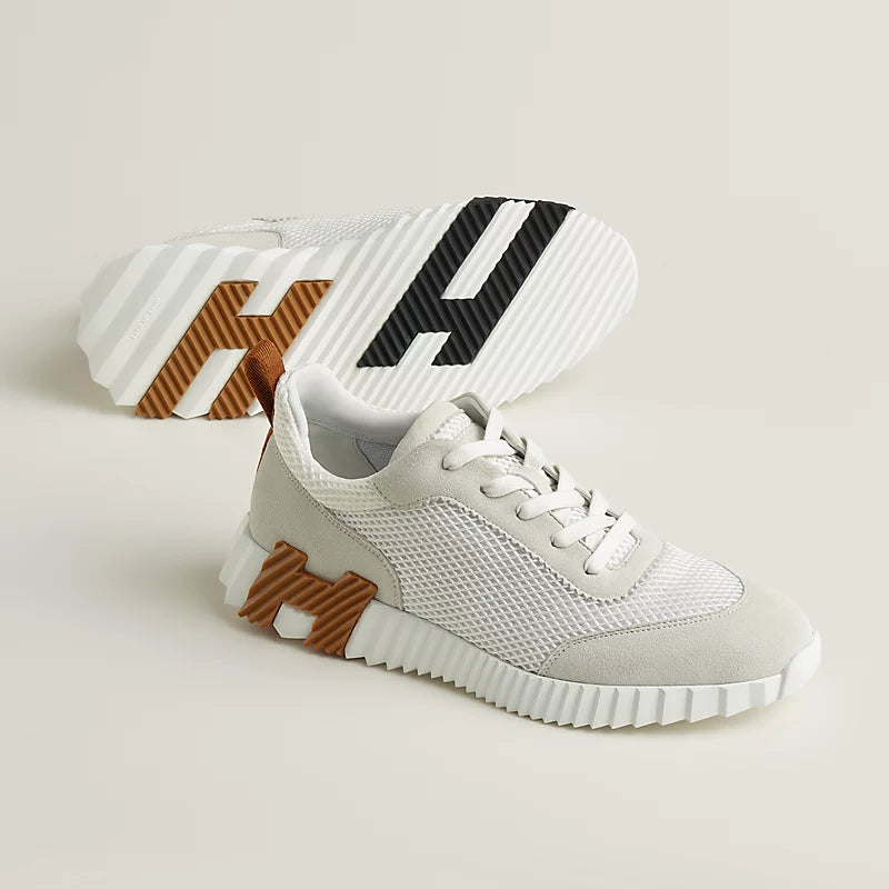 HS SNEAKERS Bouncing blanc/maron/noir